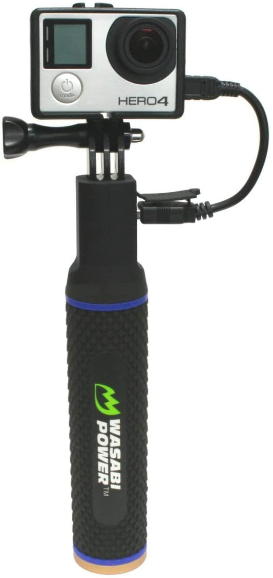 Wasabi Power CLUTCH (Power Bank Hand Grip) for GoPro, Compact Digital Cameras