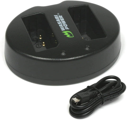 Wasabi Power Dual USB Battery Charger for Canon LP-E10, LC-E10