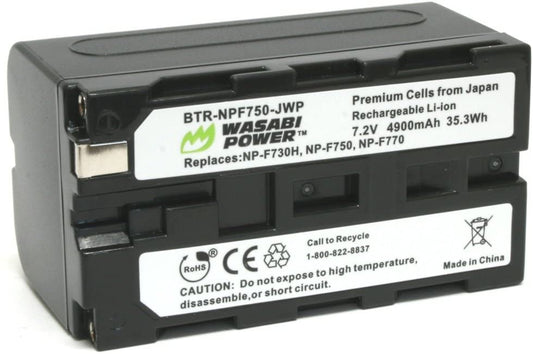 Wasabi Power Battery for Sony NP-F730, NP-F750, NP-F760, NP-F770