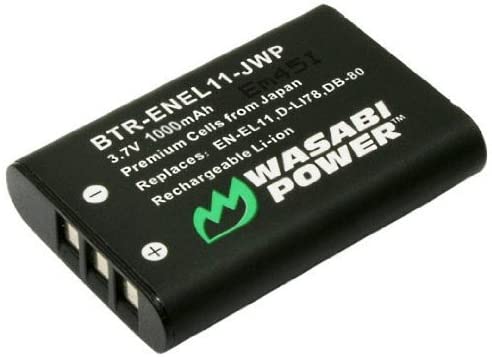 Wasabi Power Battery for Nikon EN-EL11 and Nikon Coolpix S550, S560