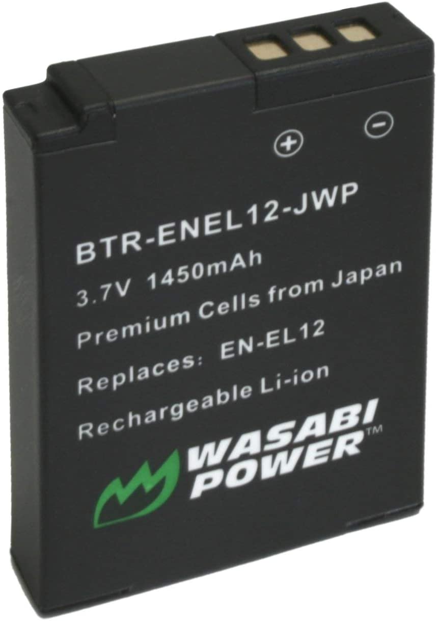 Wasabi Power Battery for Nikon EN-EL12 & Coolpix S70 610-640,S800c,S1000-1200 pj