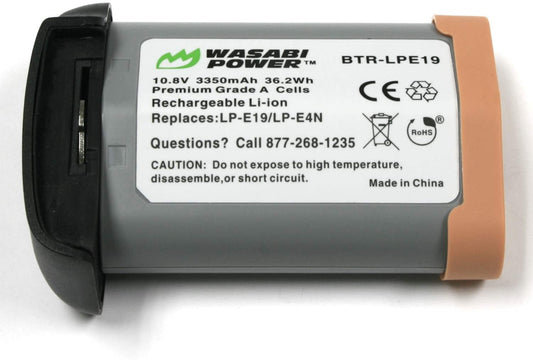 Wasabi Power LPE19 Battery (3350mAh) for Canon LP-E19, LP-E4, LP-E4N