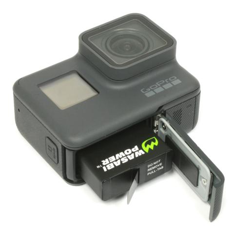 GoPro HERO5 6 7 Battery Kit Wasabi Power 2 x 1220mAh & Charger Set Go Pro Black