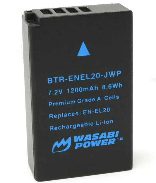 Wasabi Power 1200mAh Battery for Nikon EN-EL20, Blackmagic Pocket Cinema Camera