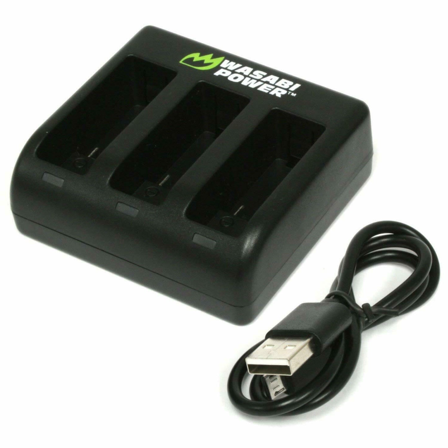 Wasabi Power HERO9 Battery (2-Pack) and USB Triple Charger for GoPro Hero9 Black